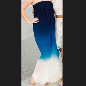 Maxi young fabulous and broke ombré dress
